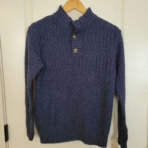 Cat & Jack Boys Button Neck Sweater